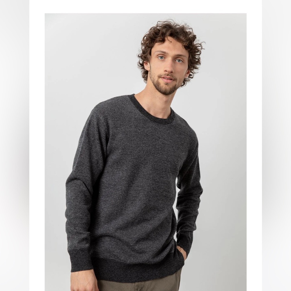 Rails- Rune Crewneck Wool Sweater- Charcoal Ice- Large-‎ Excellent condition!!!!